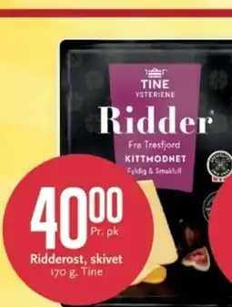 CC Mat Ridderost, skivet , Tine tilbud
