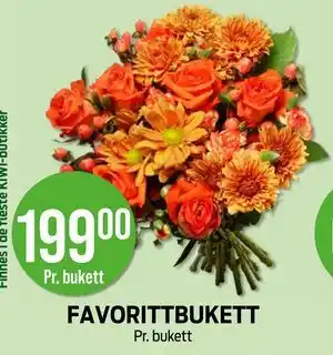 Kiwi FAVORITTBUKETT, NOK 199 tilbud
