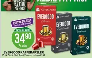 EVERGOOD KAFFEKAPSLER, NOK 34.9