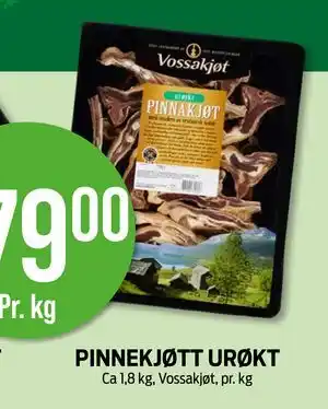 PINNEKJØTT URØKT, NOK 379