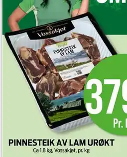 Kiwi PINNESTEIK AV LAM URØKT, NOK 379 tilbud