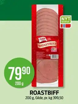 Kiwi ROASTBIFF, NOK 79.9 tilbud