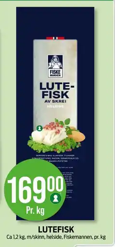 Kiwi LUTEFISK, NOK 169 tilbud