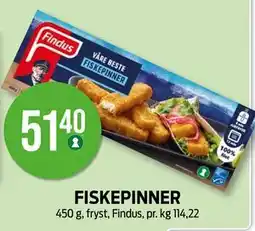 Kiwi FISKEPINNER, NOK 51.4 tilbud