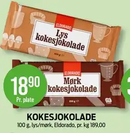 Kiwi KOKESJOKOLADE, NOK 18.9 tilbud