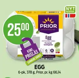 Kiwi EGG, NOK 25 tilbud