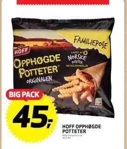 Bunnpris HOFF OPPHØGDE POTTETER, NOK 45 tilbud