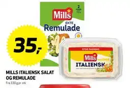 Bunnpris MILLS ITALIENSK SALAT OG REMULADE, NOK 35 tilbud