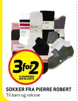 Bunnpris SOKKER FRA PIERRE ROBERT tilbud