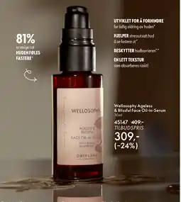Oriflame Wellosophy Ageless & Blissful Face Oil-in-Serum tilbud
