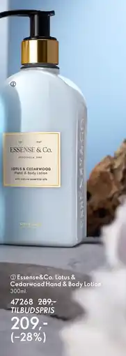 Oriflame Essense&Co. Lotus & Cedarwood Hand & Body Lotion tilbud
