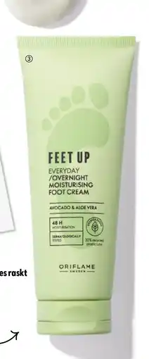 Oriflame Feet Up Everyday / Overnight Moisturising Foot Cream tilbud