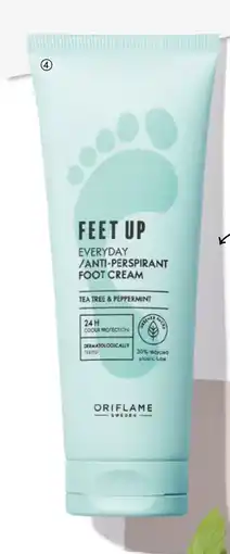 Oriflame Feet Up Everyday / Anti-Perspirant Foot Cream tilbud