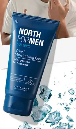 Oriflame North For Men Subzero 2-in-1 Moisturising Gel tilbud