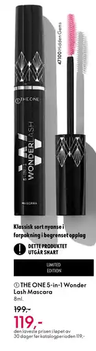 Oriflame THE ONE 5-in-1 Wonder Lash Mascara tilbud