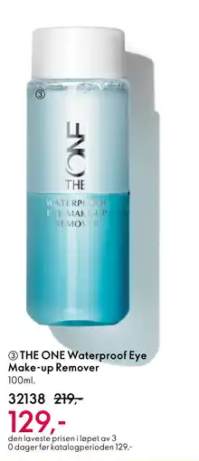 Oriflame THE ONE Waterproof Eye Make-up Remover tilbud