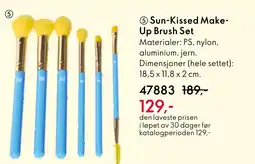 Oriflame Sun-Kissed Make- Up Brush Set tilbud
