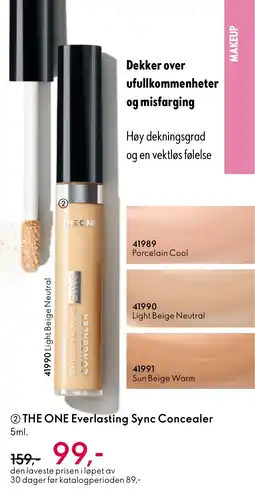Oriflame THE ONE Everlasting Sync Concealer tilbud