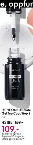 Oriflame THE ONE Ultimate Gel Top Coat Step 2 tilbud