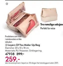 Oriflame Layers Of You Make-Up Bag tilbud