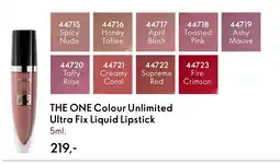 Oriflame THE ONE Colour Unlimited Ultra Fix Liquid Lipstick tilbud