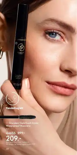 Oriflame Giordani Gold Lash Iconic Waterproof Mascara tilbud