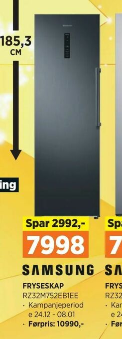 POWER Fryseskap tilbud