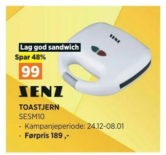 POWER Toastjern tilbud