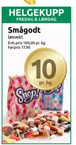 Joker Smågodt, NOK 10 tilbud