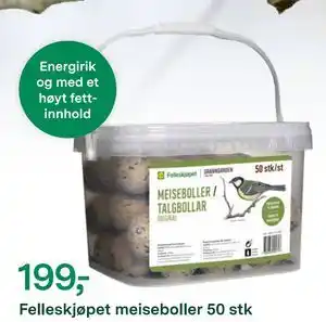 Felleskjøpet Felleskjøpet meiseboller 50 stk, NOK 199 tilbud