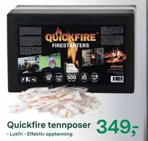 Quickfire tennposer, NOK 349
