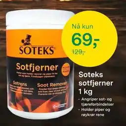 Felleskjøpet Soteks sotfjerner 1 kg, NOK 69 tilbud