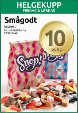 Joker Smågodt, NOK 10 tilbud