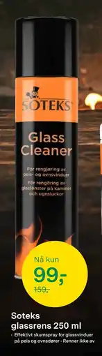 Felleskjøpet Soteks glassrens 250 ml, NOK 99 tilbud