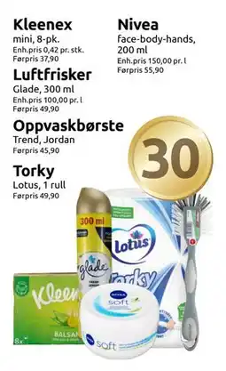 Joker Kleenex, NOK 30 tilbud