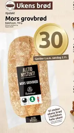Joker Mors grovbrød, NOK 30 tilbud