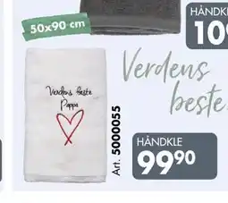 Sparkjøp HÅNDKLE, NOK 99.9 tilbud
