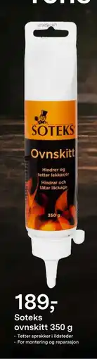 Felleskjøpet Soteks ovnskitt 350 g, NOK 189 tilbud
