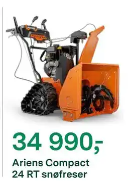 Felleskjøpet Ariens Compact 24 RT snøfreser, NOK 34990 tilbud