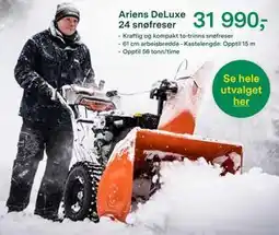 Felleskjøpet Ariens DeLuxe 24 snøfreser, NOK 31990 tilbud