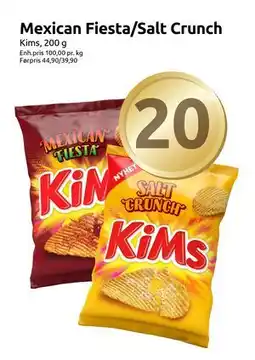Joker Mexican Fiesta/Salt Crunch, NOK 20 tilbud