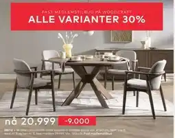 Skeidar Woodcraft rundt spisebord, NOK 29999, Medlemspris tilbud