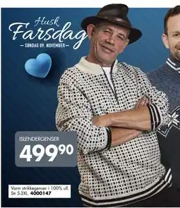 Sparkjøp ISLENDERGENSER, NOK 499.9 tilbud