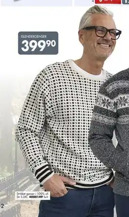 Sparkjøp ISLENDERGENSER, NOK 399.9 tilbud