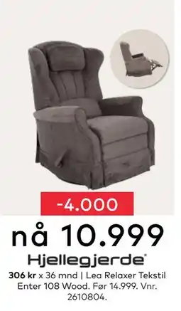 Skeidar Lea Relaxer, NOK 10999 tilbud