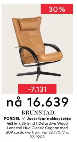 Skeidar Delta Jive Wood Lenestol, NOK 16639 tilbud