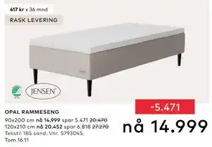 Skeidar OPAL RAMMESENG tilbud