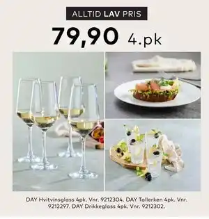Skeidar DAY Tallerken 4pk, NOK 79.9 tilbud