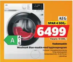 POWER Vaskemaskin, NOK 6499 tilbud