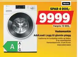 POWER Vaskemaskin, NOK 9999 tilbud